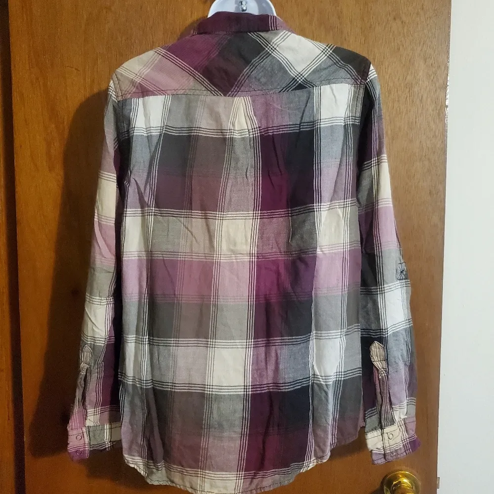 Plaid button up shirt - Image 4