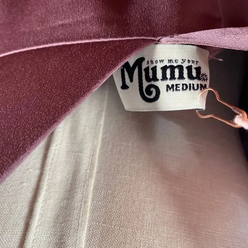 Show‎ Me Your Mumu Mariah Wrap Dress Dusty Plum - Image 12