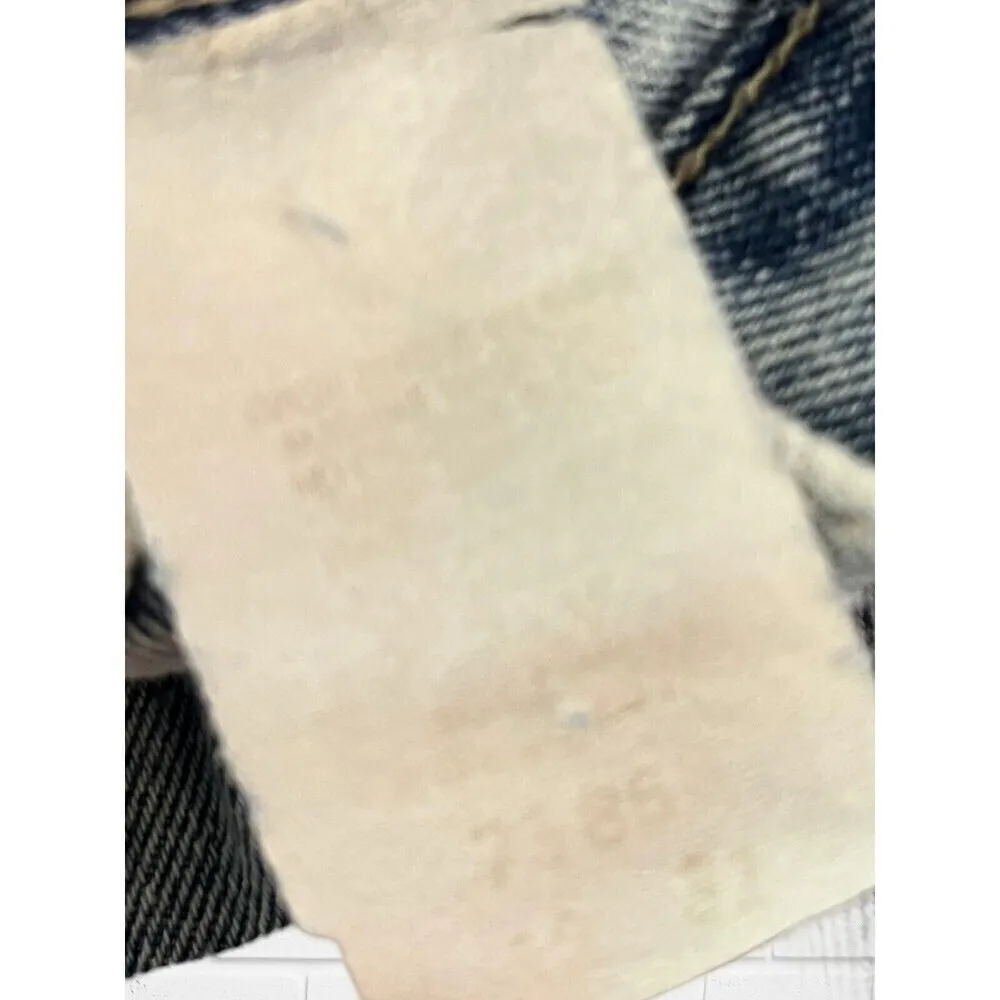 Vintage Women's Size 12 Acid Wash‎ Jeans Pizzazz High Rise Blue - Image 7