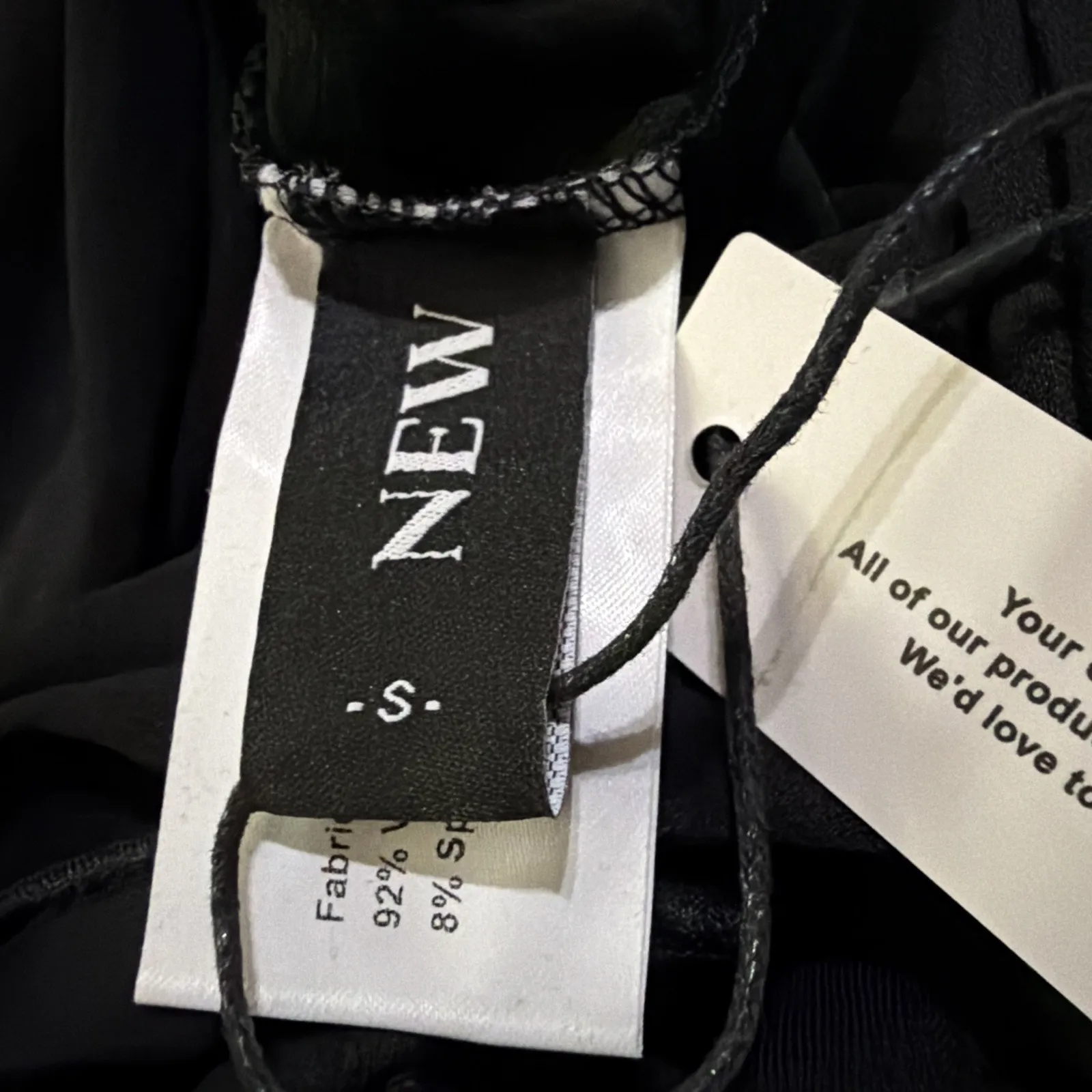 Women's Ruched V Neck Short Sleeve Mini Dress Black Small - Image 4