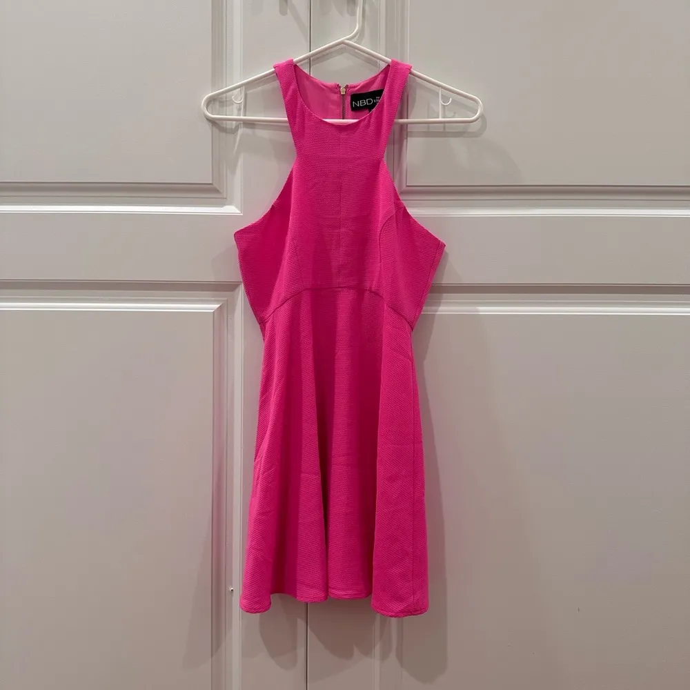 Revolve Nbd × Naven Twins Believe Me Skater Dress in Fuschia - Image 3