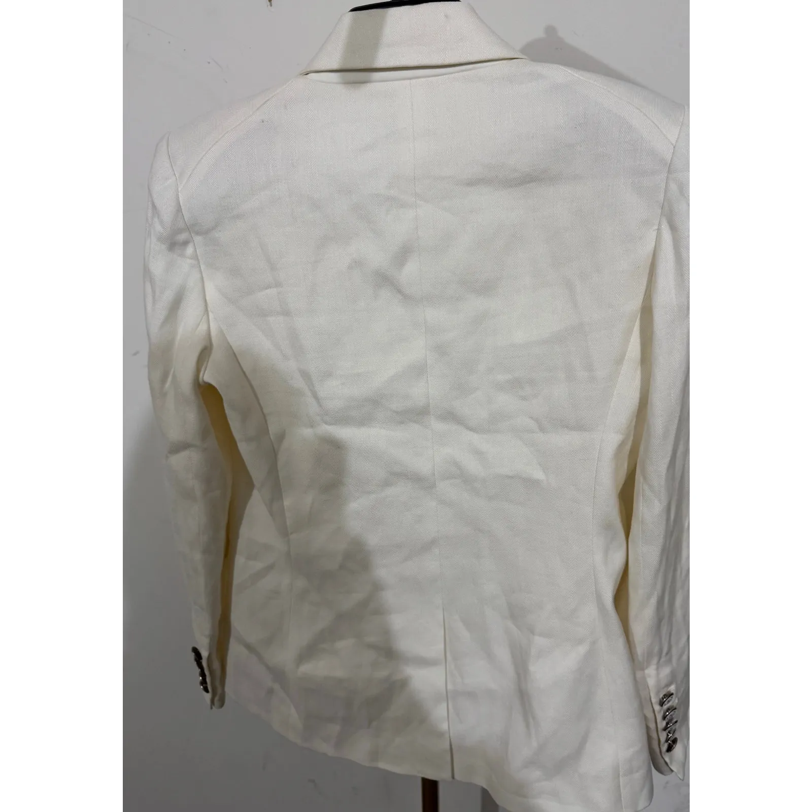 Veronica Beard White Miller Dickey Blazer - Size 10 (New) - Image 7
