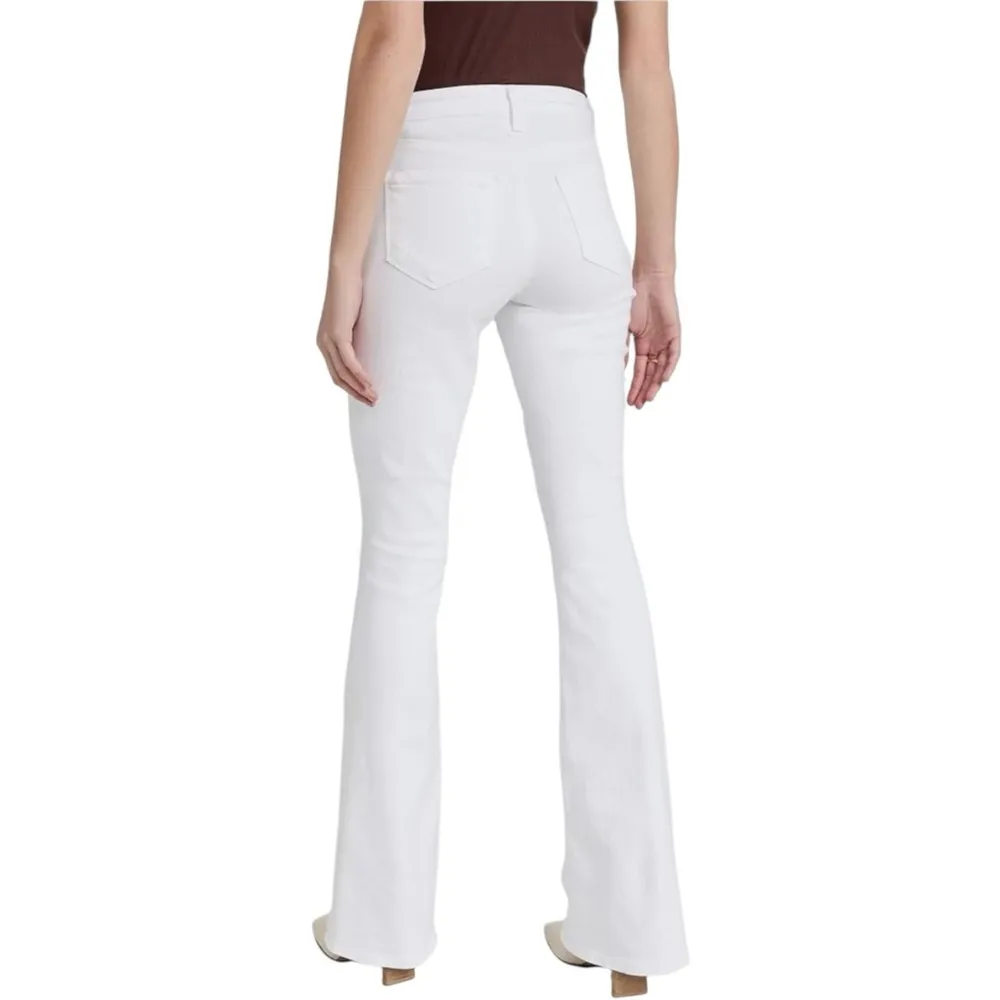 L'Agence Denim Jeans 5 Pocket High Rise Bell Leg Comfort - Image 2