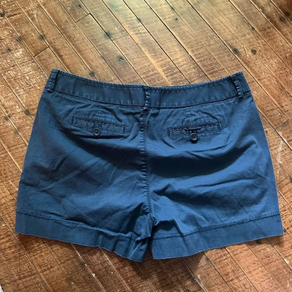 Loft Martin fit navy flat front normcore size 8 shorts - Image 2