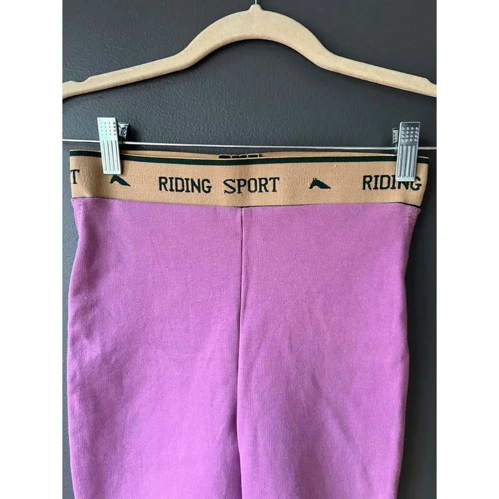 Riding Sport Women's Pink Riding Breeches Leggings Size L - Image 3