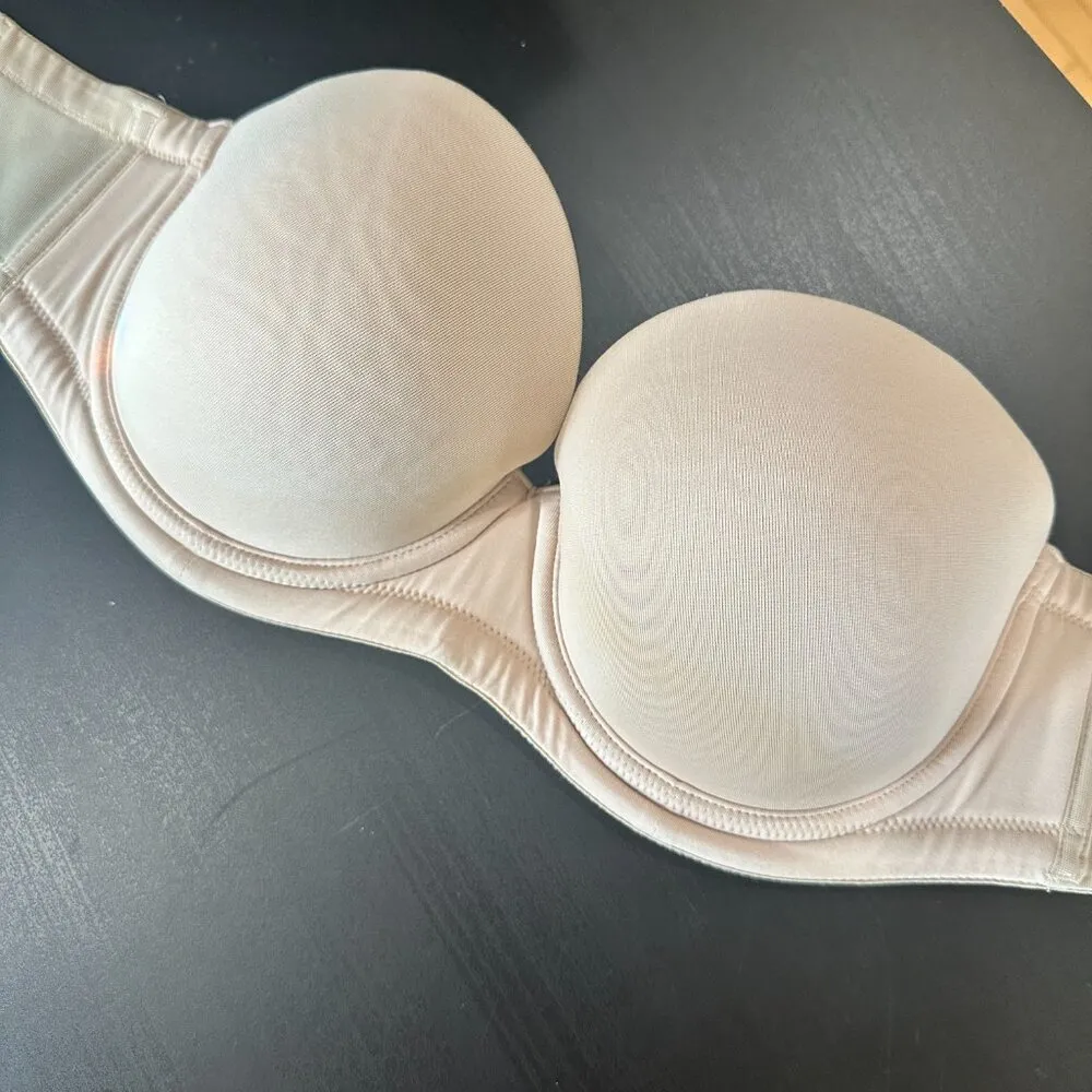 Wacoal 32DD Nude Neutral Padded Strapless Bra - Image 5