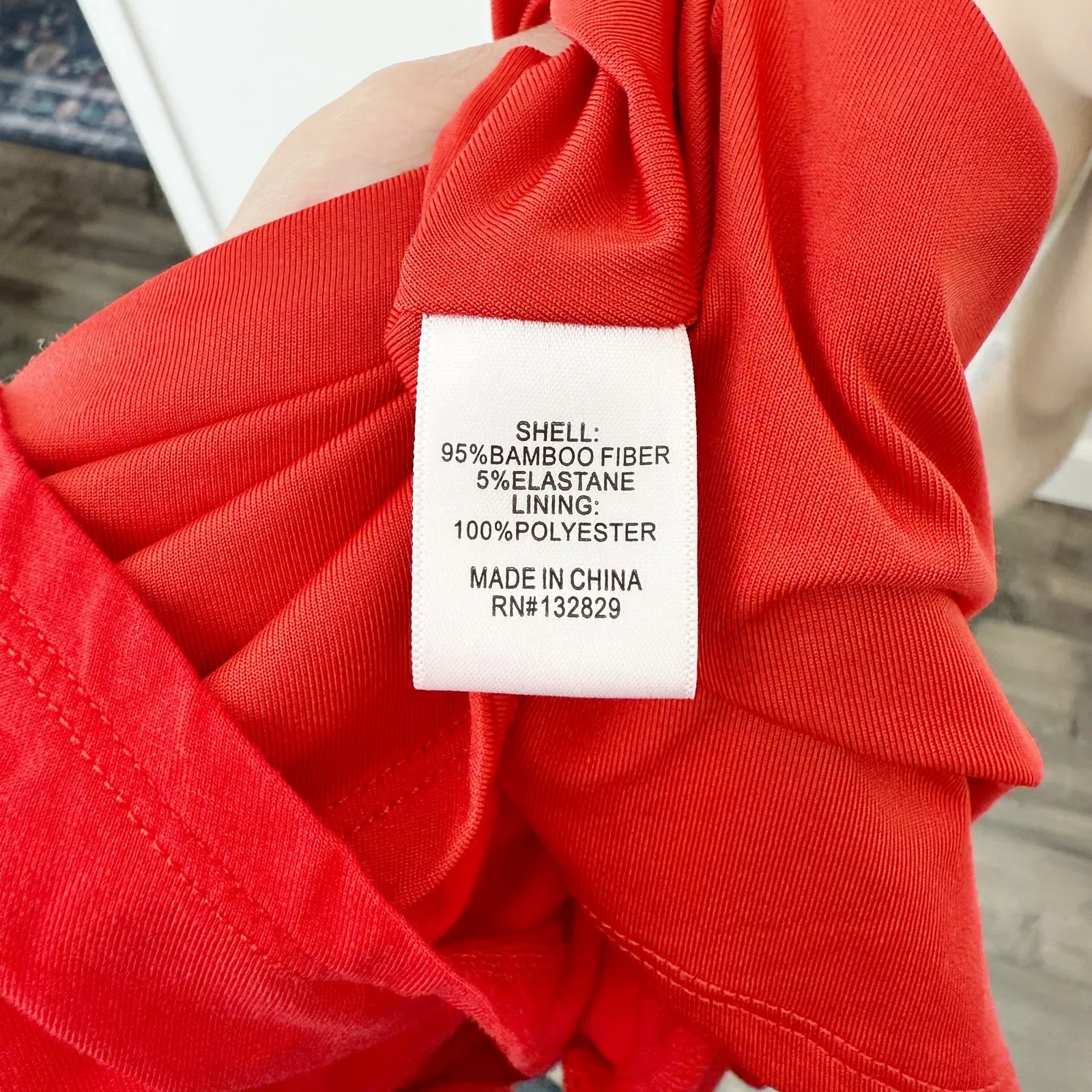 [Lovers + Friends] Red Ken Mini Dress Tie Back Fit & Flare Scoop Neck Sz Medium - Image 12