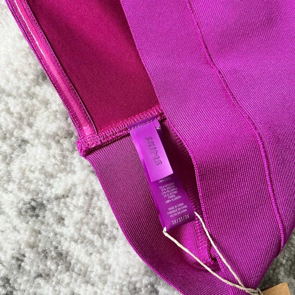 New SKIMS Knit Swim Bandeau Bikini Top in Lollipop - Image 4