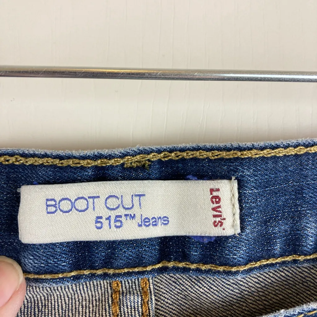 🌞Levi’s 515 Medium Wash High Rise Bootcut Denim Jeans - Image 2