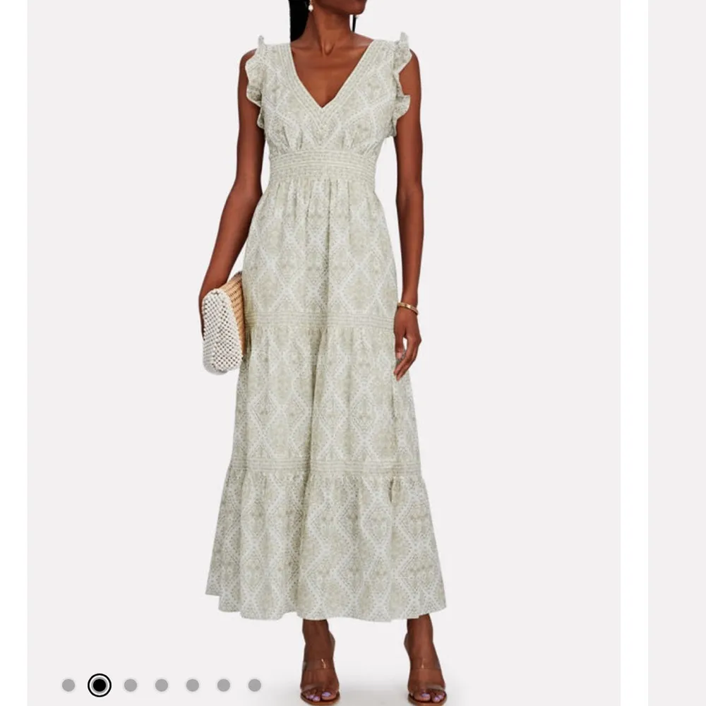 NWT‎ Intermix Orien Silk-Blend Tiered Maxi Dress - Image 2