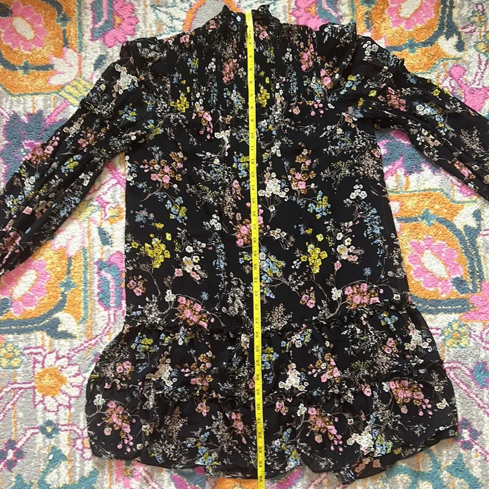 Cing à Sept Stephanie Ruffled Floral Dress New Size 6 - Image 13