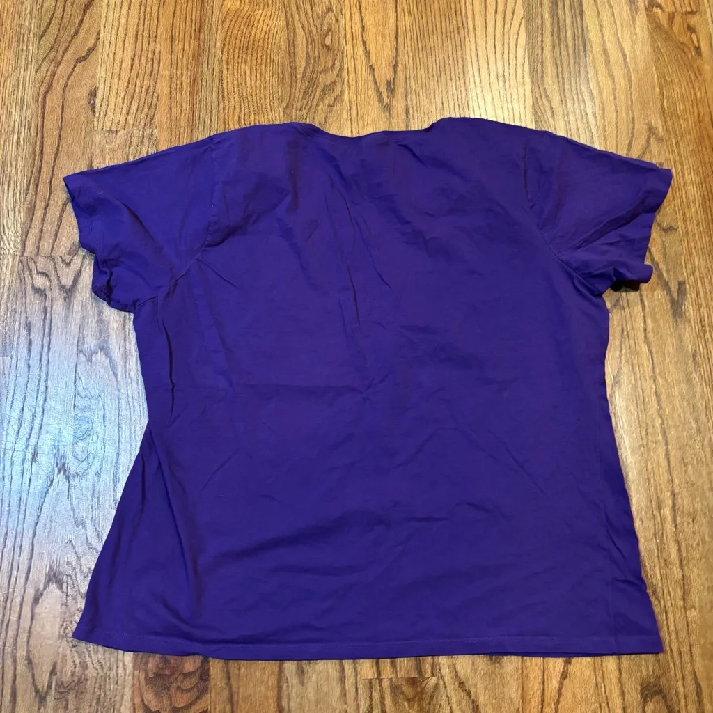 Port and Company Vivid Purple Tee‎ - Image 4