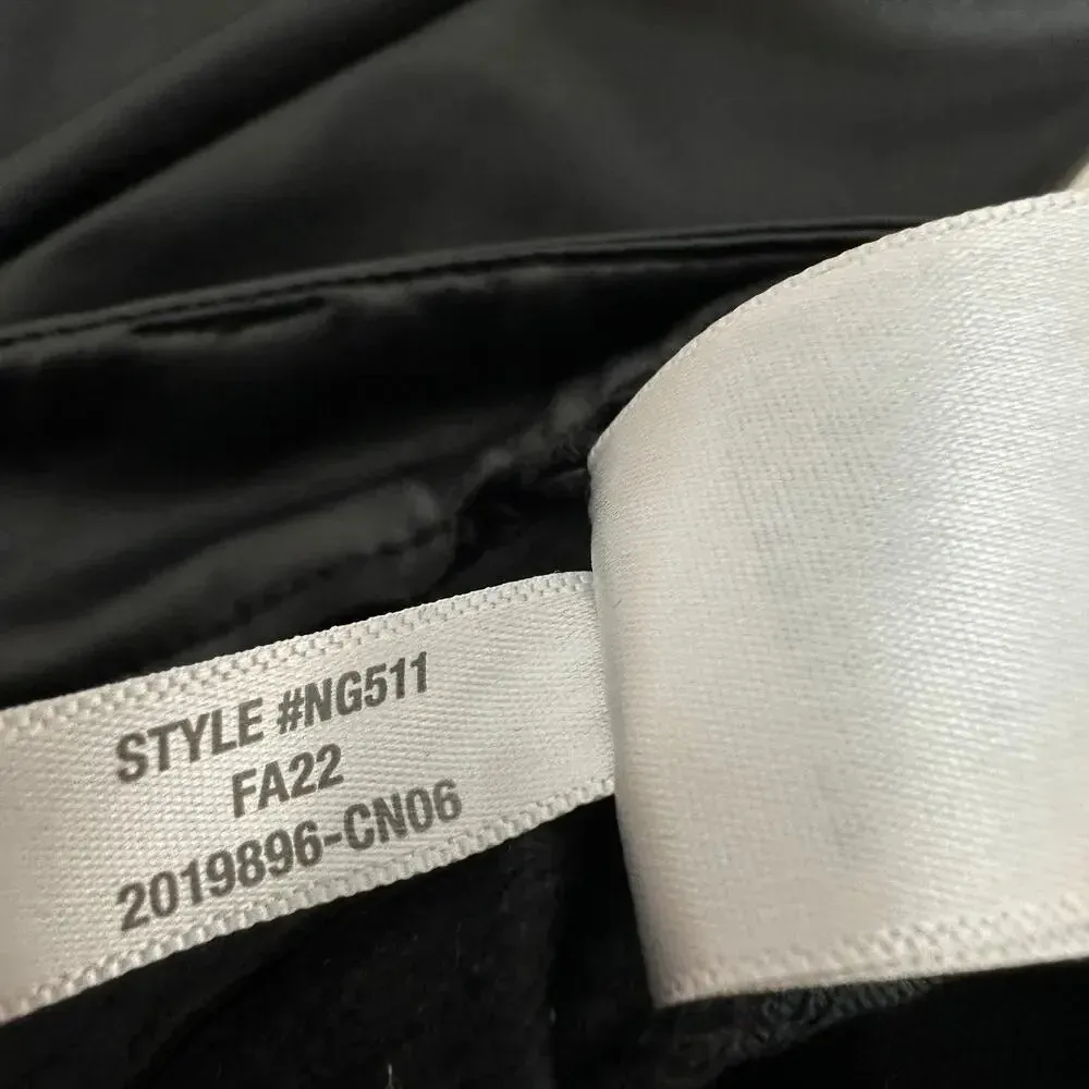 Madewell The Perfect Vintage Straight Jean Faux Leather Black Ankle US 25 NWT - Image 13