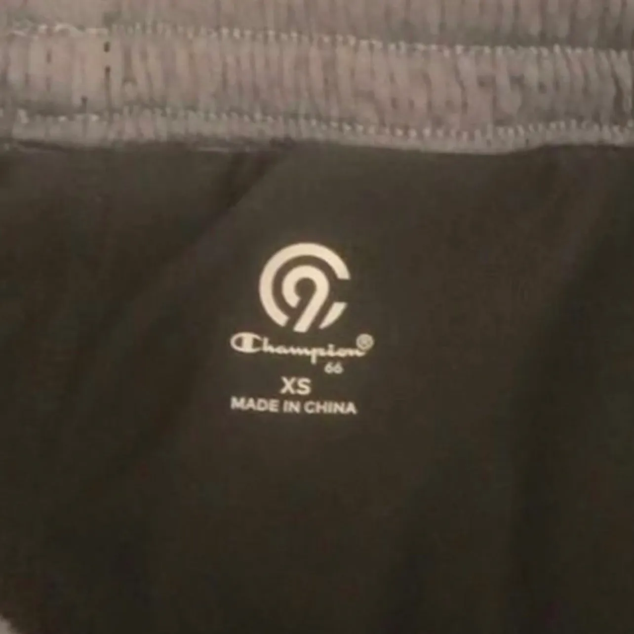 Champion NWOT Women’s Athletic Grey & Black Shorts (Size XS) - Image 2