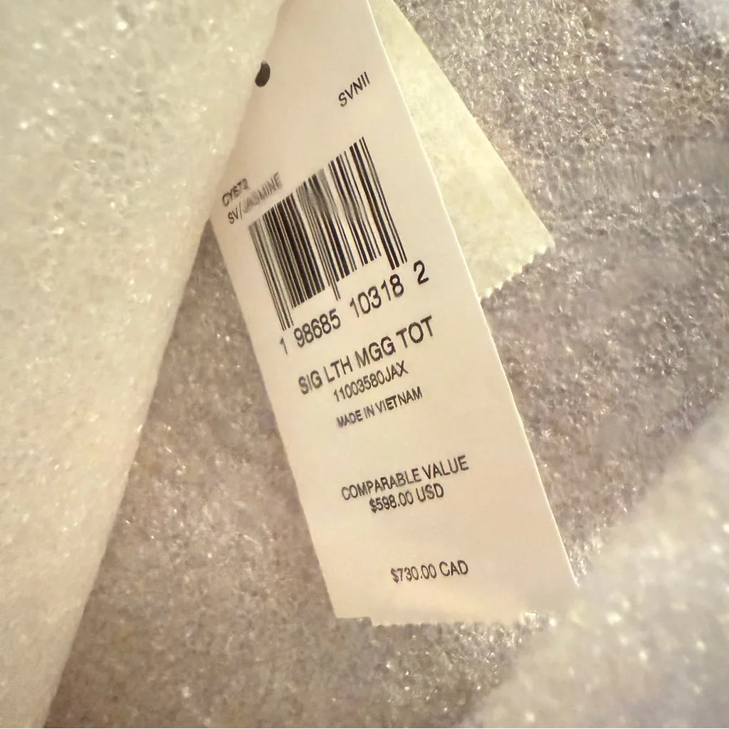 NEW Coach Maggie Tote & Corner Zip Wallet – Jasmine Signature Leather set NWT - Image 13