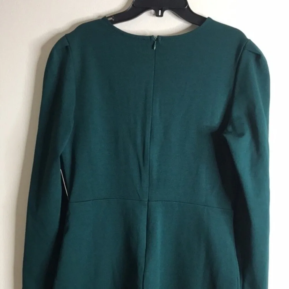 Lulus dark emerald green body-con long sleeve dress size large ladies NWT - Image 8