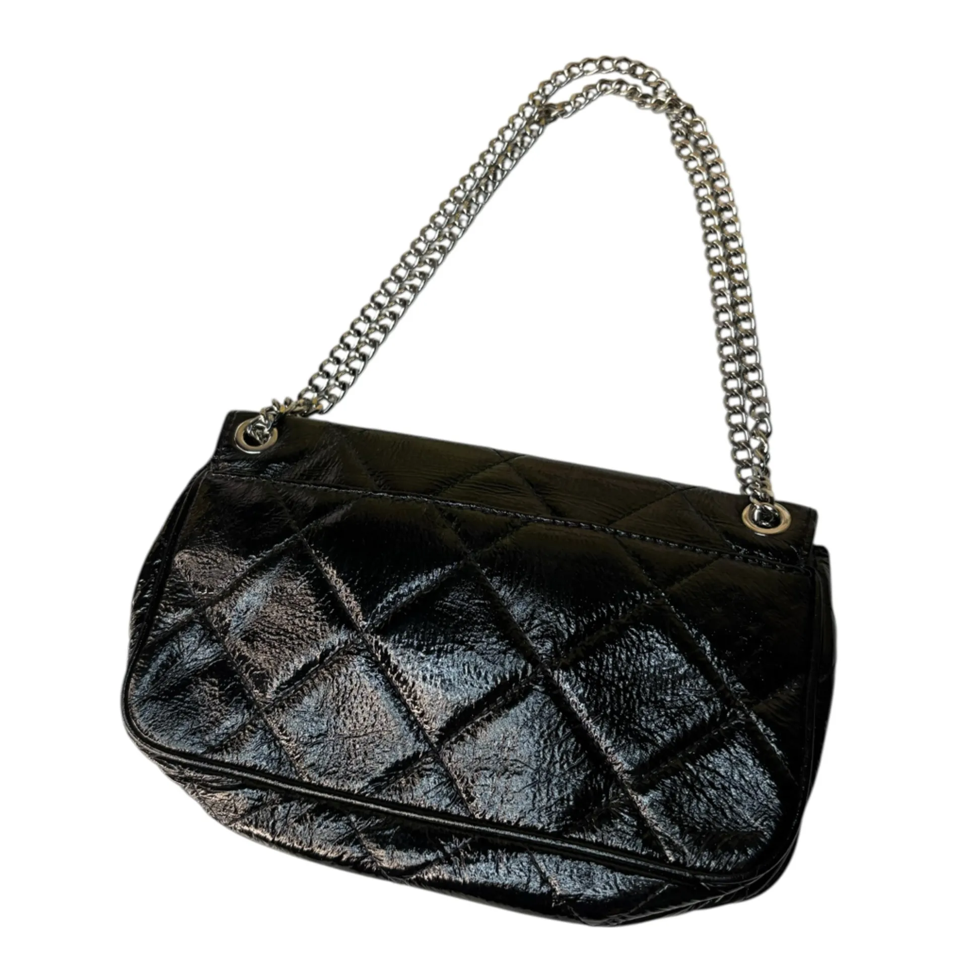 Michael Kors Hamilton Black Quilted Shoulder Bag - Image 4