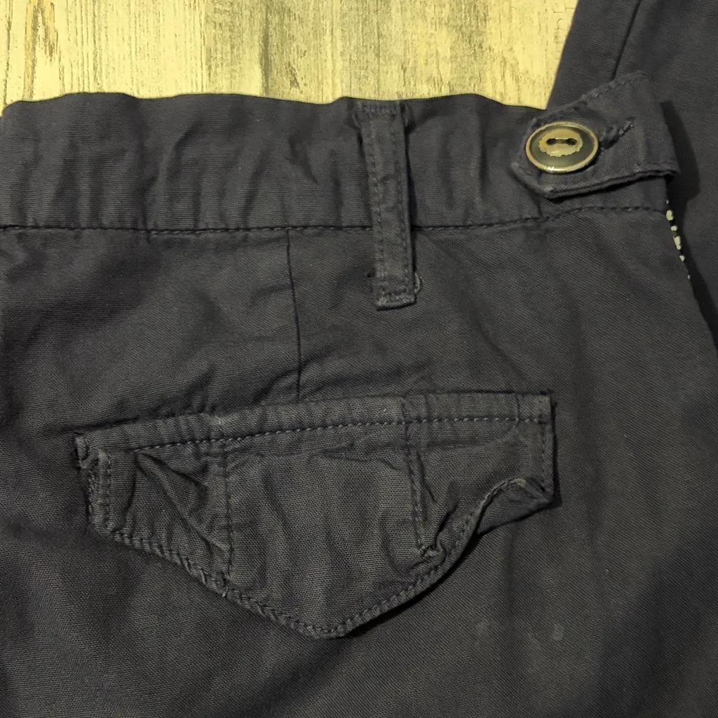 NSF Revolve Jacques Beaded Navy Cropped Cargo Pants Size 26 Blue - Image 6