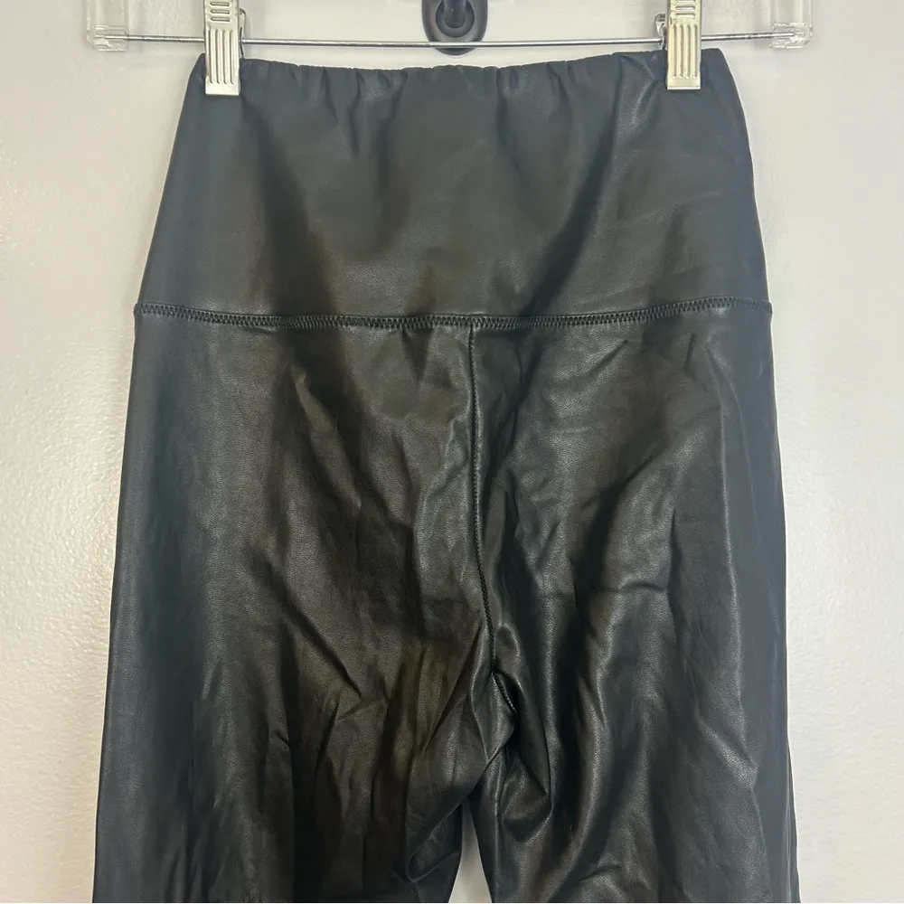 Wilfred Free Daria High Waisted Vegan Leather leggings Aritzia Size Small - Image 7