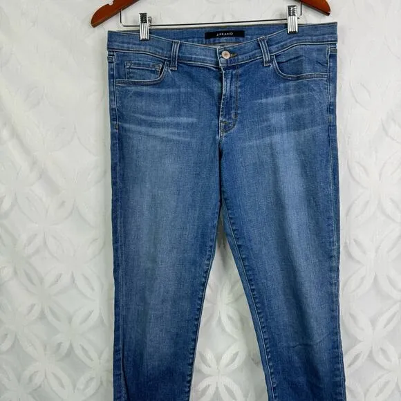 J‎ Brand Mid Rise Crop Skinny Jean in Lovesick Size 31 - Image 7