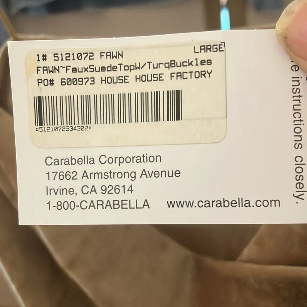 Carabella light Brown Suede - Image 4