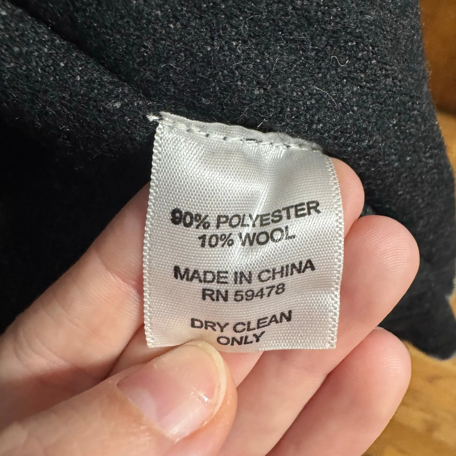 Artisan NY Poncho Women S Gray Blue Stripe Wool Blend Lagenlook Minimal Modest - Image 5