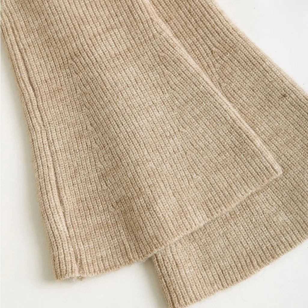 Rihoas Khaki V Neck Button Knit Cardigan Tan Size 2 - Image 7