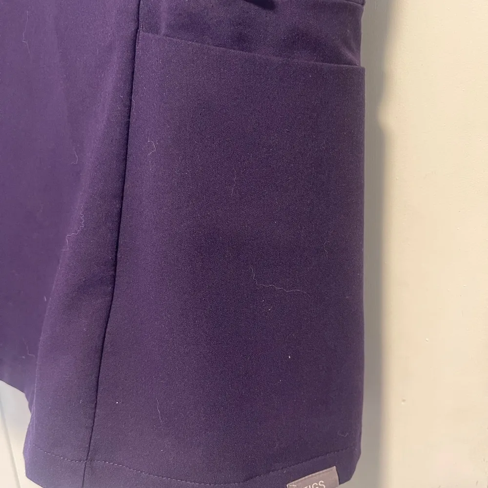 FIGS Inala Slim Scrub Top - Purple Jam - Image 4