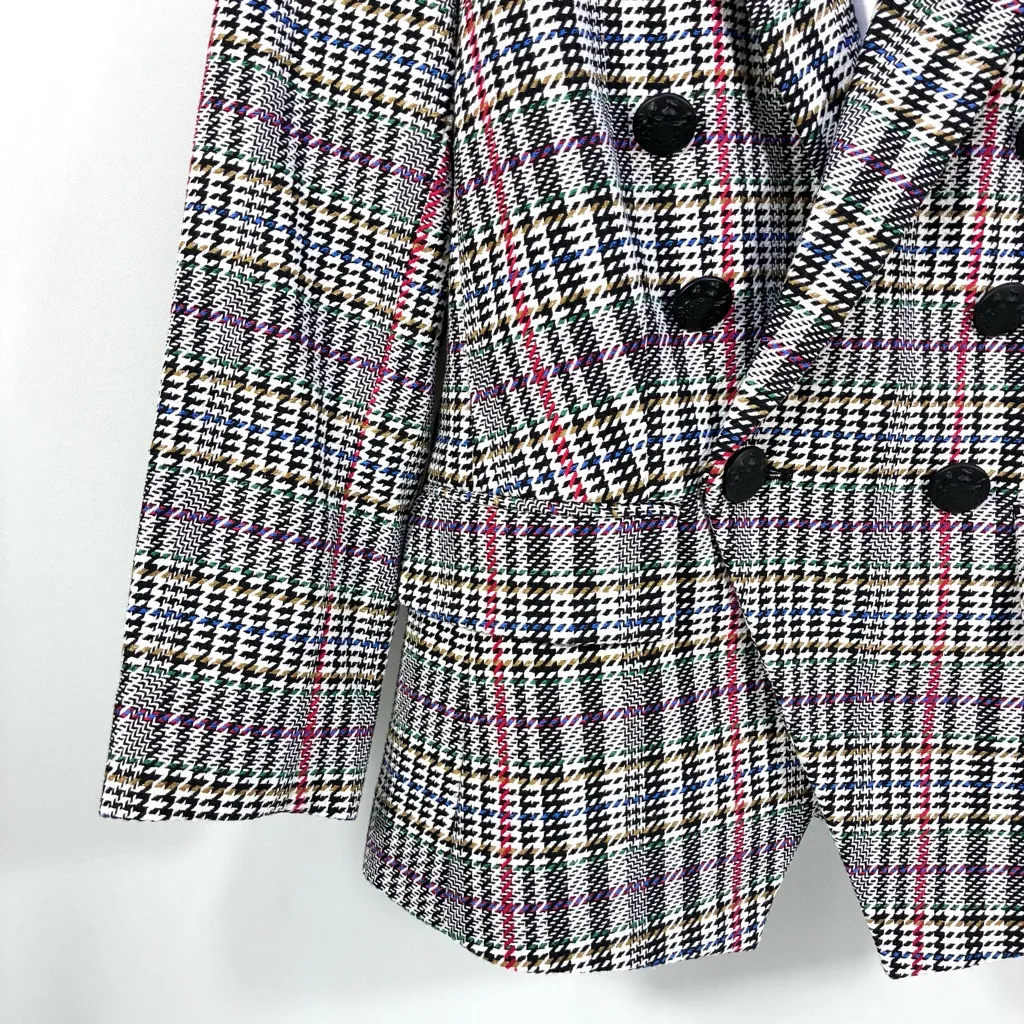 Veronica Beard Empire Tweed Plaid Dickey Jacket Multi 2 NWT Blazer - Image 14
