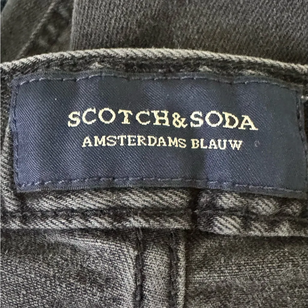 Scotch & Soda Black Amsterdams Blauw Straight Slim fit jeans 32 - Image 10