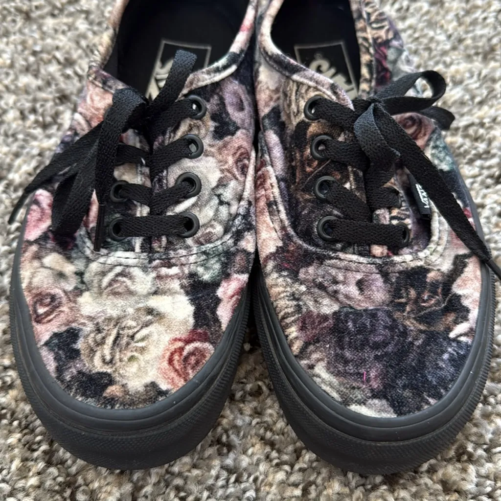 Vans Multicolor Floral Print Sneakers - Image 5