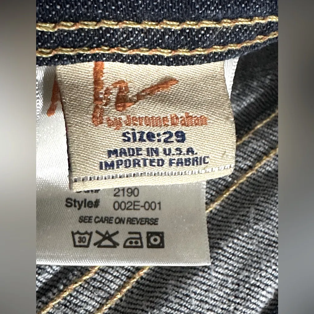 CITIZENS OF HUMANITY flare stretch jeans size 29 dark wash low rise Y2K - Image 12