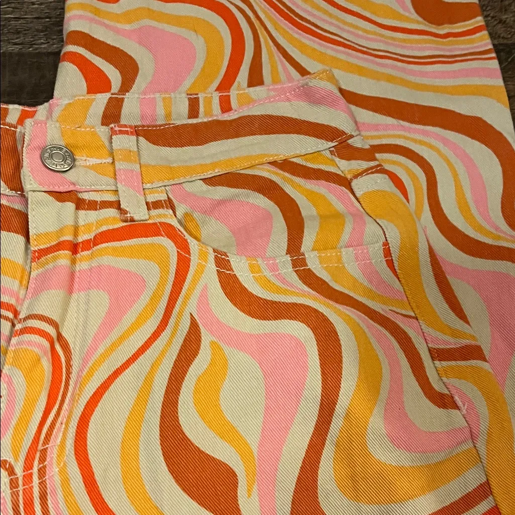 Women’s Colorful Stripped Jeans - Image 7