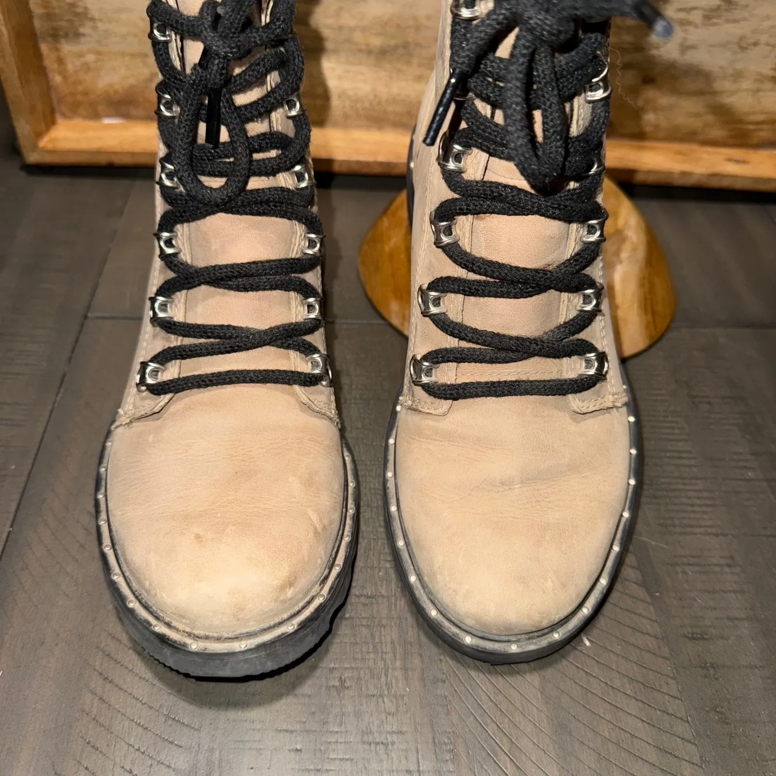 Sorel Women's Lennox Lace Tan Waterproof Suede Sand Tan Black‎ Casual 6 - Image 7