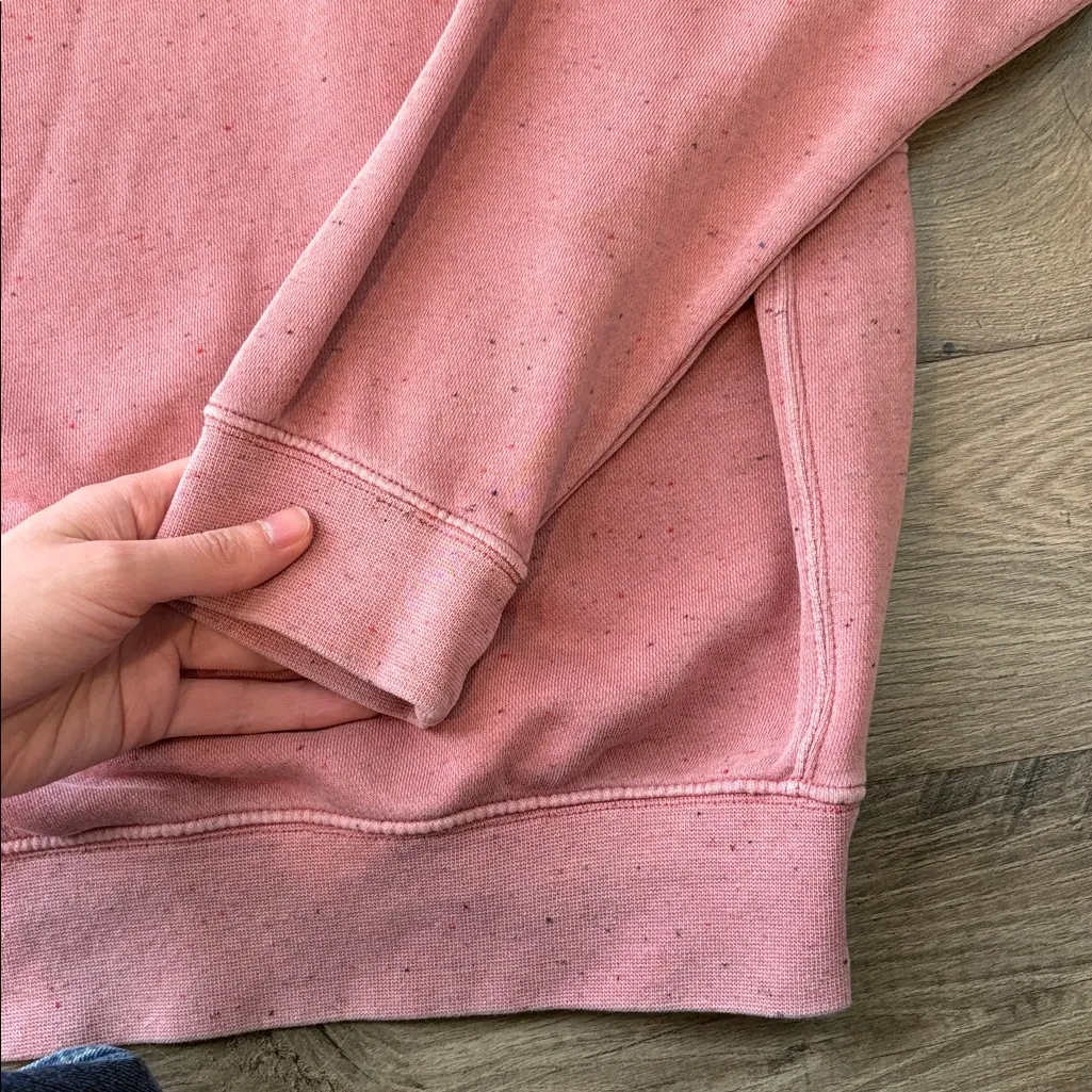 Nike Pink Crewneck Sprinkle Pattern Long Sleeve Sweater Size Confetti Medium - Image 7