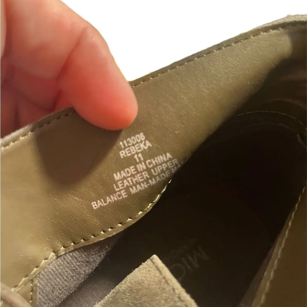 Michael Shannon Rebeka SUEDE WEDGE ANKLE BOOTS - Image 7