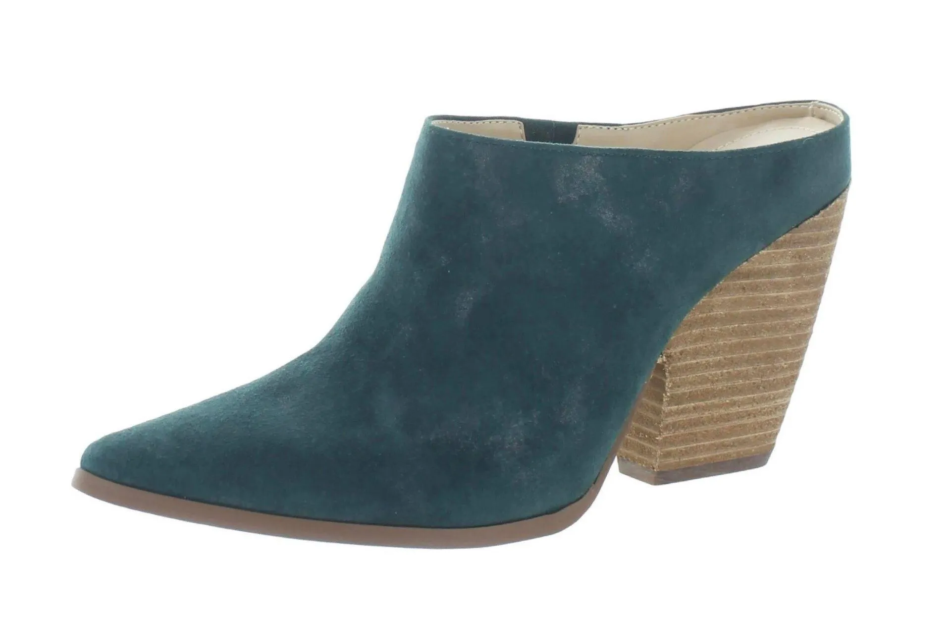 Charles David Nico Blue Teal Suede Mules - Image 13