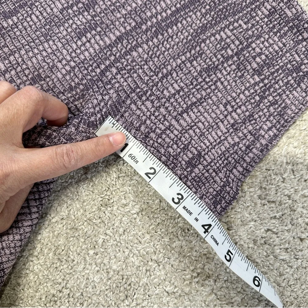 Le Ore Women’s Rimini Collared Romper Playsuit Ribbed Shortsleeve in Purple M Size M - Image 17