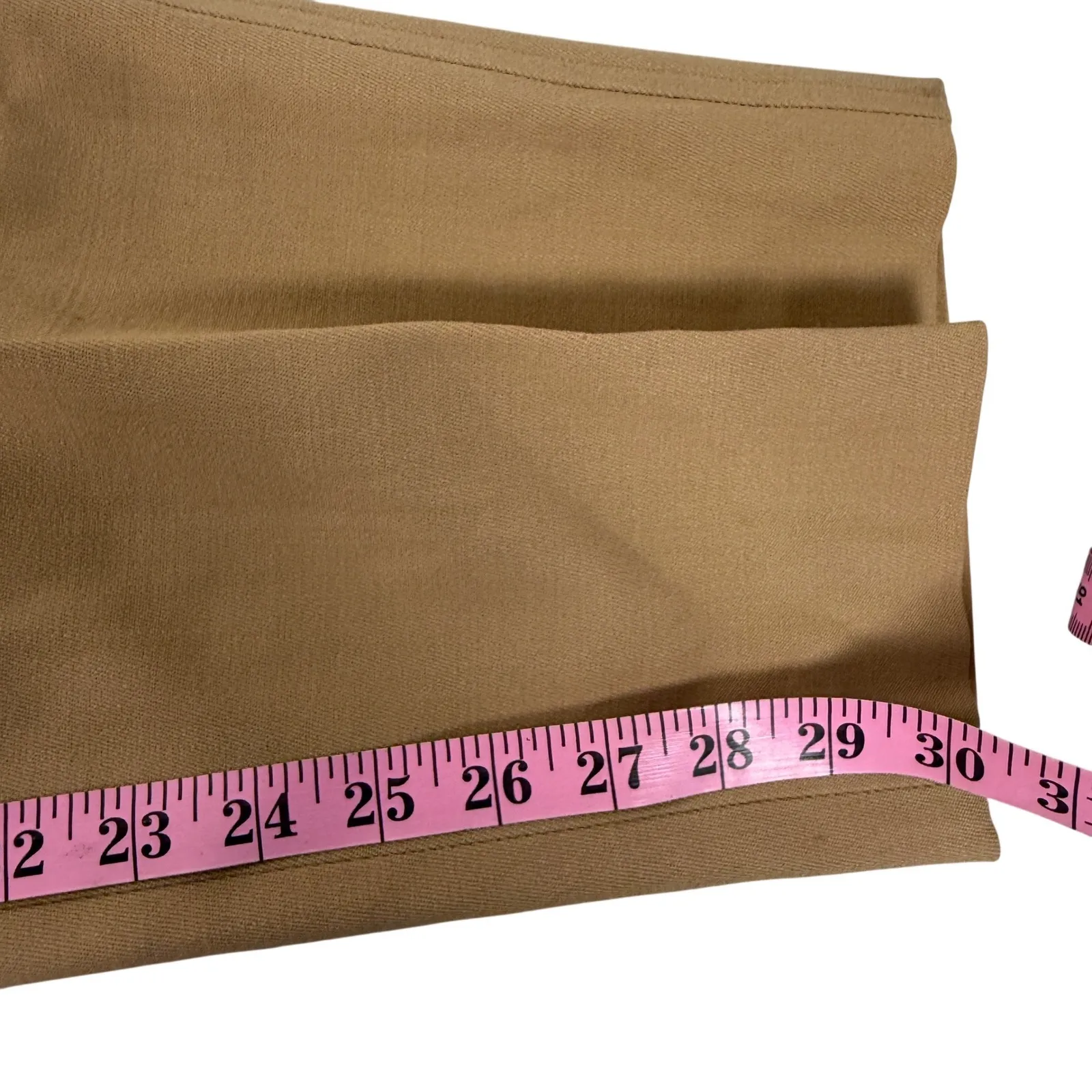 Vtg Lauren Ralph Lauren Women's Tan Wool Blend Equestrian Southport Pants 20W - Image 12