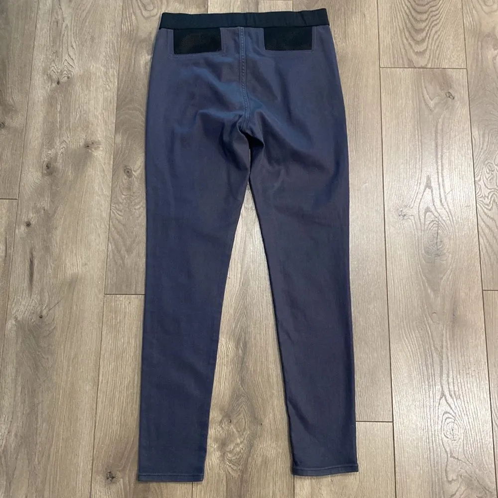 Elie Tahari Shiny Coated Denim Jeggings Blue‎ Skinny Pants Size 29 - Image 6