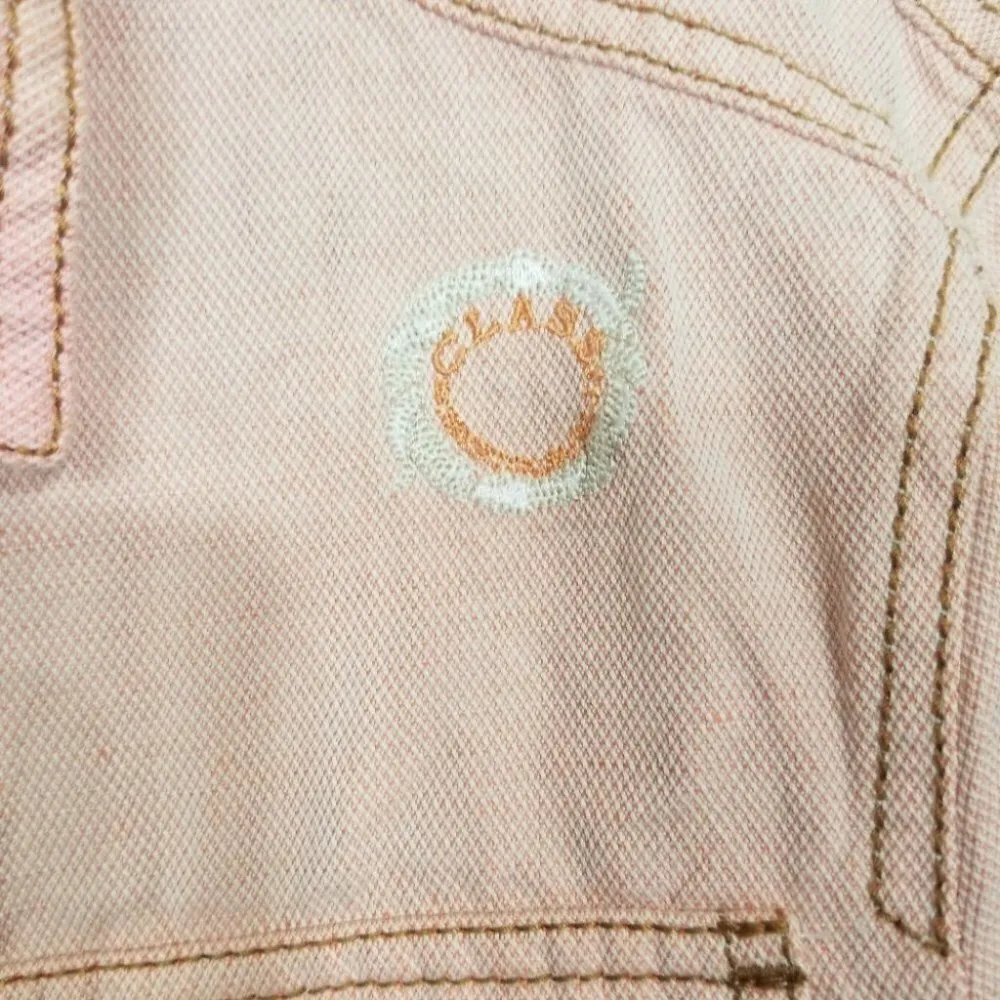 Class Robert Cavalli Pink Denim Jacket - Image 2