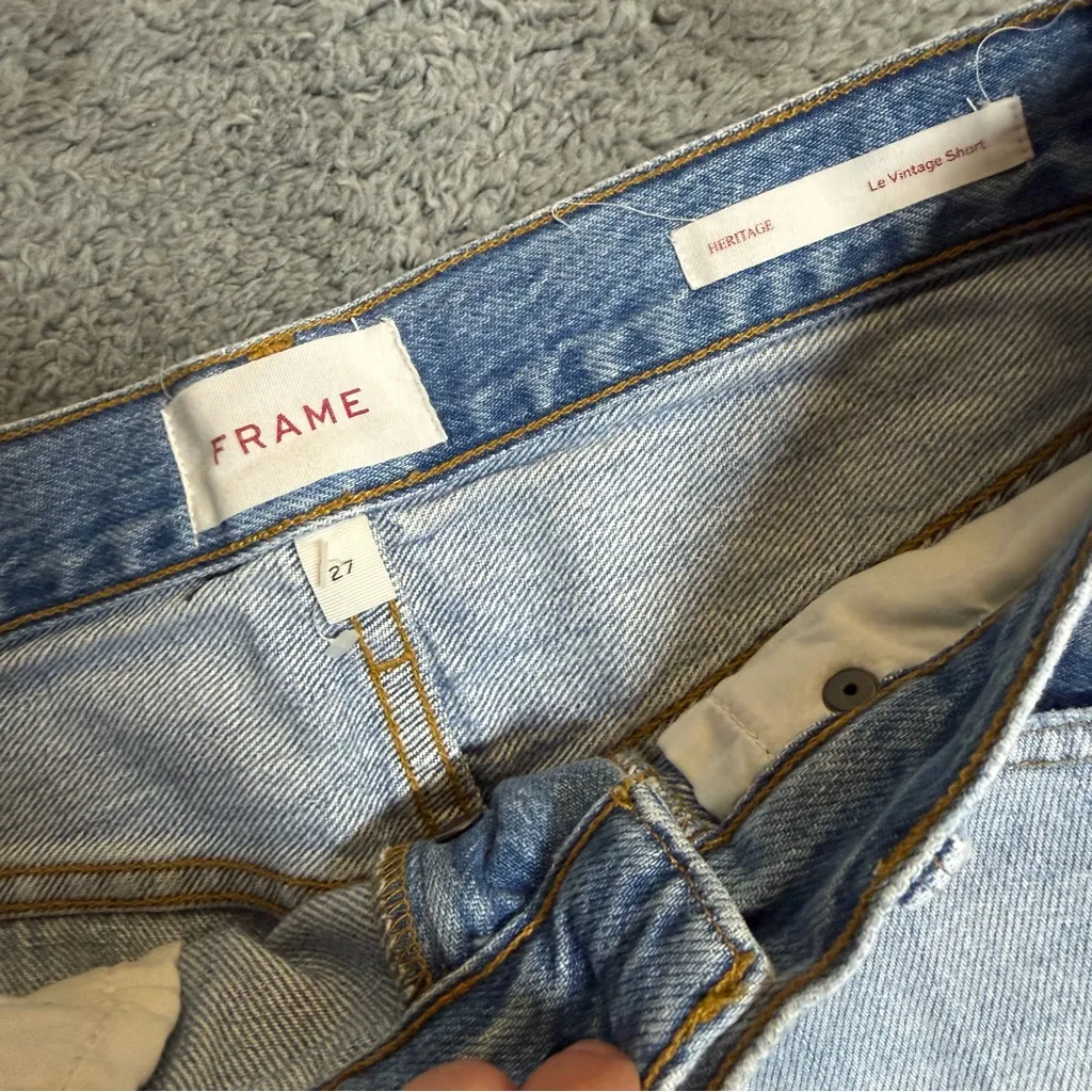 FRAME Heritage Le Vintage Short Size 27 - Image 10