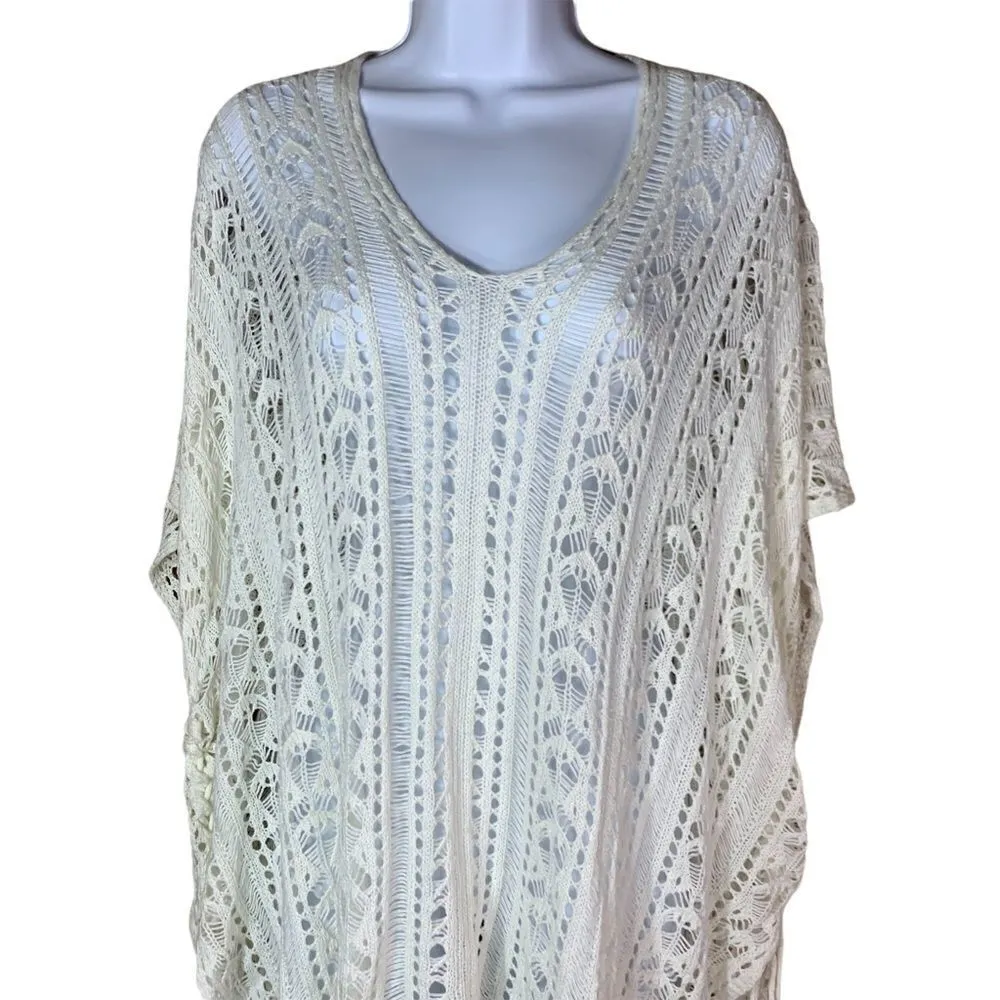 Womens crochet swim cover Size XL - Image 2