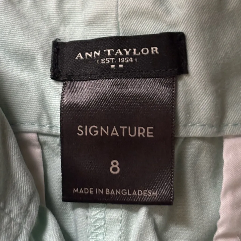 Ann Taylor Mint Green Signature Shorts - Image 2