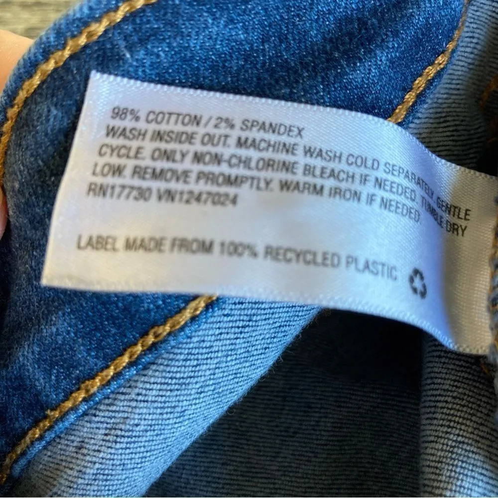 WILD FABLE High Rise Skinny Jeans Size 2 Distressed - Image 8