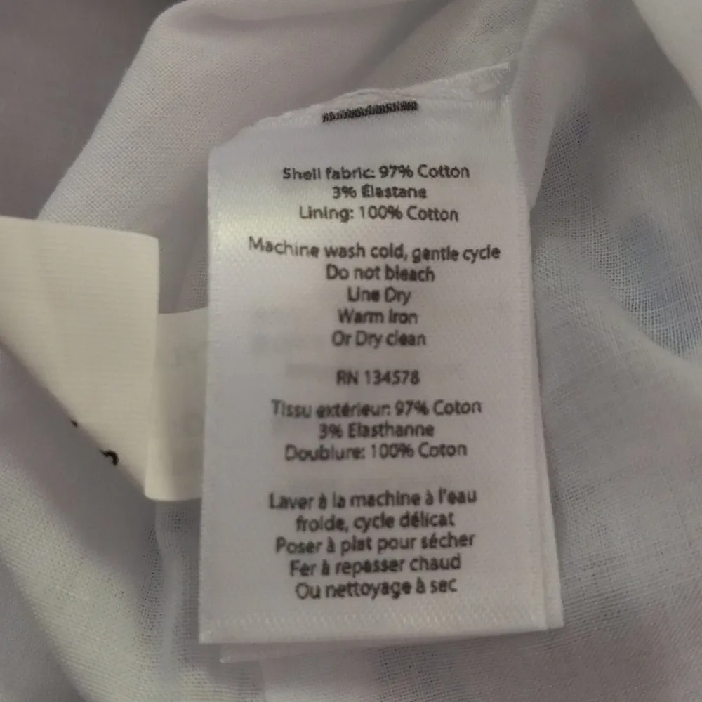 Vineyard Vines Painterly Grid Blue White Faux Wrap Ruffle Mini Skirt - Image 7