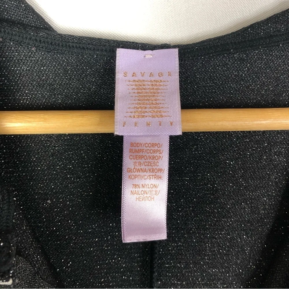 Savage X Fenty Black Sleep & Shine Long Sleeve Hooded Jumper M - Image 6