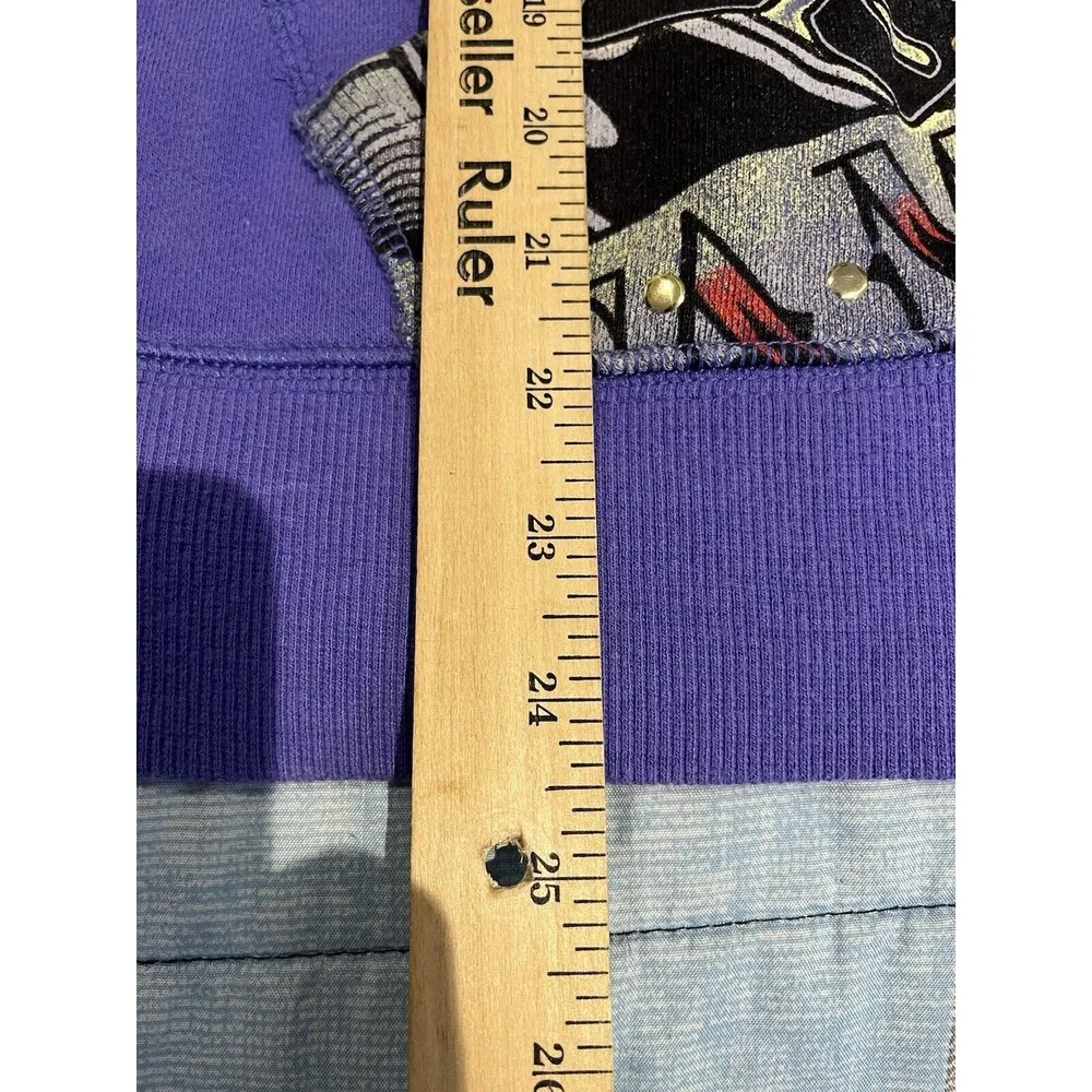 Disney parks womens L full zip double sided rhinestone hoodie - Image 4