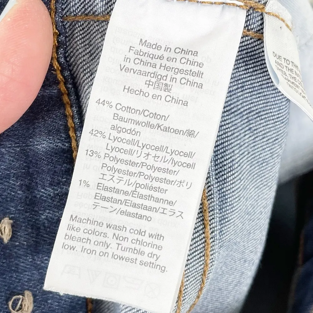 Madewell Tall 10" High-Rise Skinny Jeans in Danny Wash Stretch Women's Size 25T - Image 7