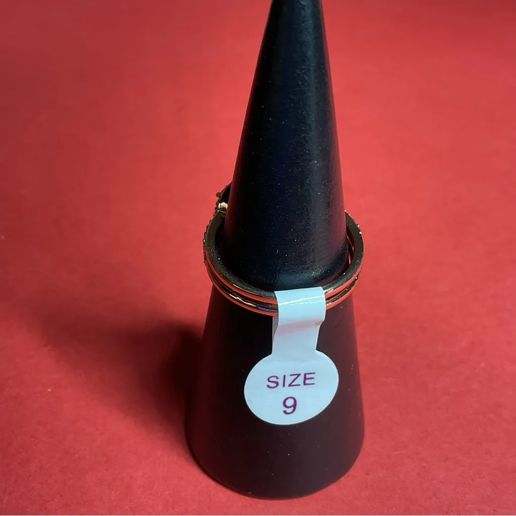 Bomb Party RBP6636 “Simply Gifted” Cubic Zirconia on Rose Gold Size 9 Ring NWT - Image 3